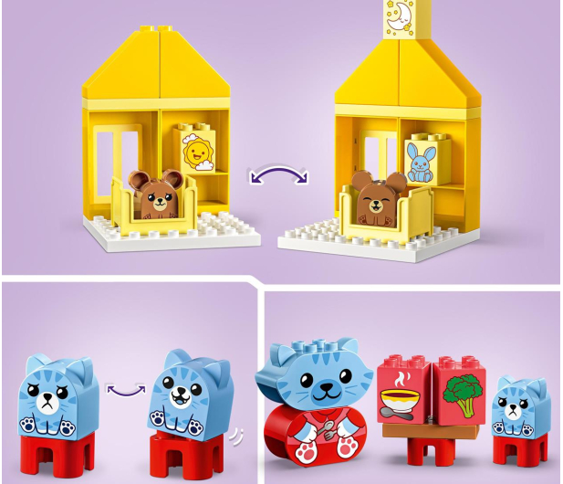 LEGO DUPLO 10414 Codzienne czynności - jedzenie i pora snu - 1202291 - zdjęcie 3